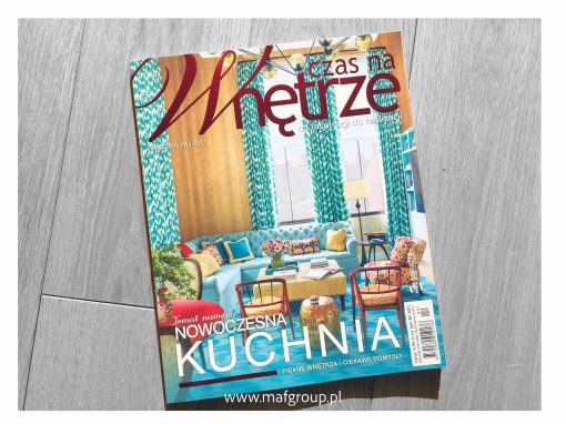 PUBLIKACJA REALIZACJI W MAGAZYNIE CZAS NA WNĘTRZE